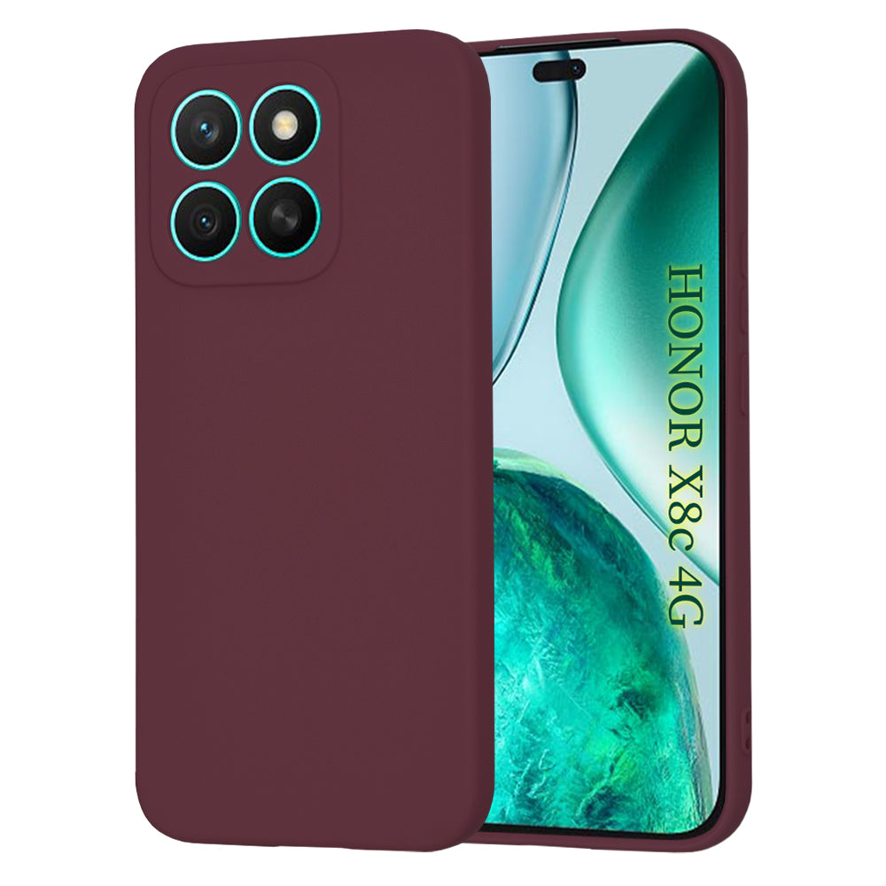 Funda para Honor X8c, Techsuit, SoftFlex, Vino