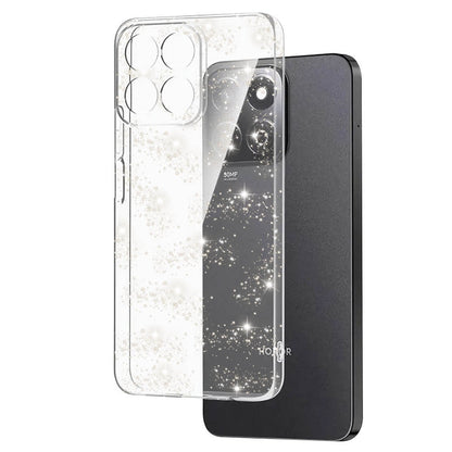 Funda para Honor X8c, Techsuit, SparkleSkin, Transparente