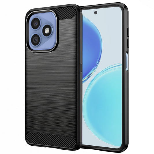 Funda para Honor X8d, Techsuit, Carbono, Negra