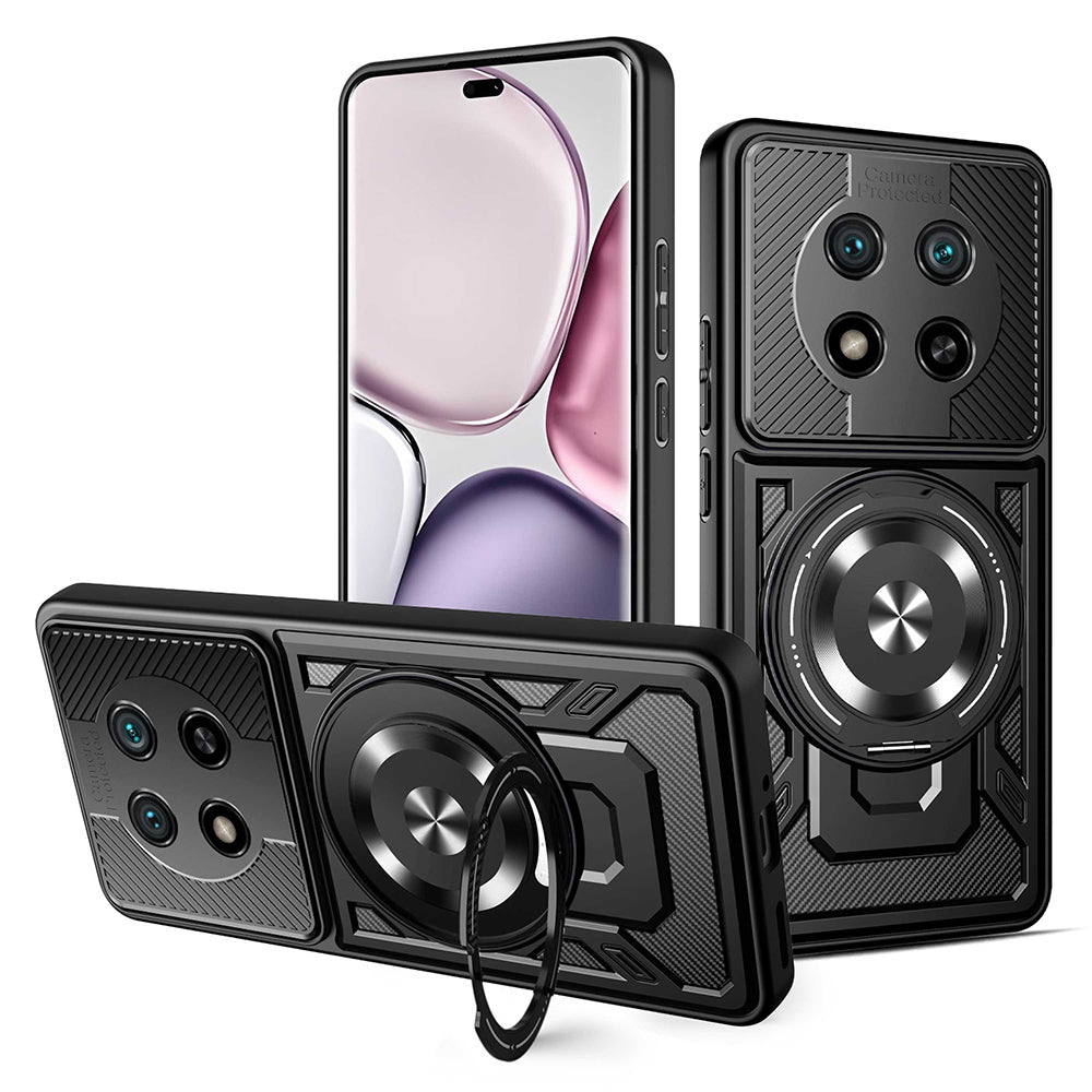 Funda para Honor X9c / Magic7 Lite, Techsuit, RuggedCam, Negra