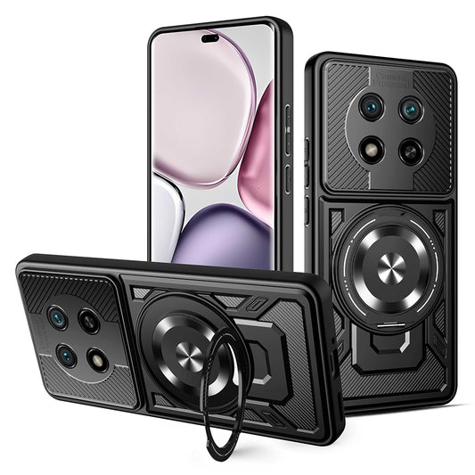 Funda para Honor X9c / Magic7 Lite, Techsuit, RuggedCam, Negra