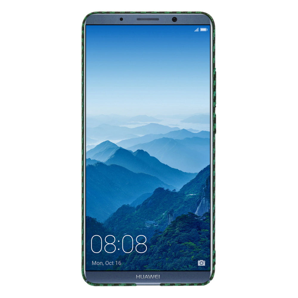 Funda para Huawei Mate 10 Pro, Techsuit, Carbonite FiberShell, Verde