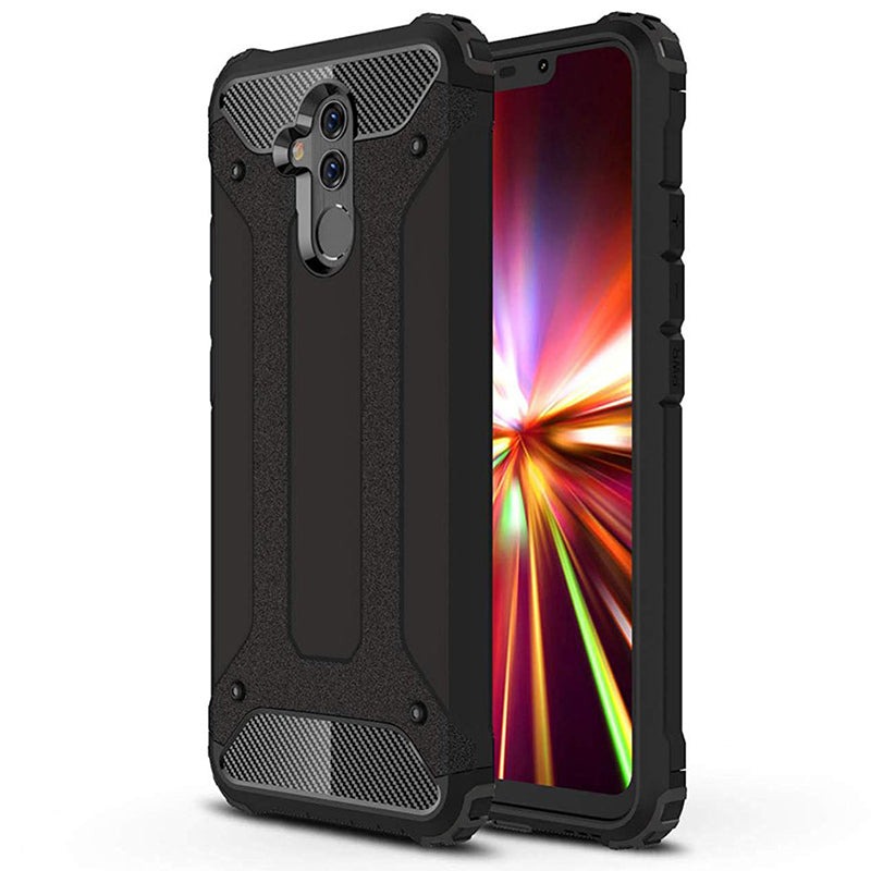 Funda para Huawei Mate 20 Lite, Techsuit, Hybrid Armor, Negra