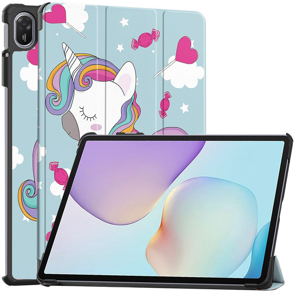 Funda para Huawei MatePad 11.5 (2025), Techsuit, FoldPro Unicorn, Multicolor
