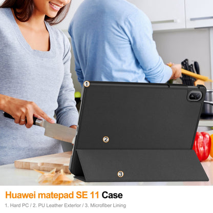 Funda para Huawei MatePad SE 11, Techsuit, FoldPro, Negra