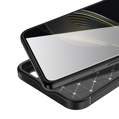 Funda para Huawei nova 12s / nova 11, Techsuit, Fibra de Carbon, Negra