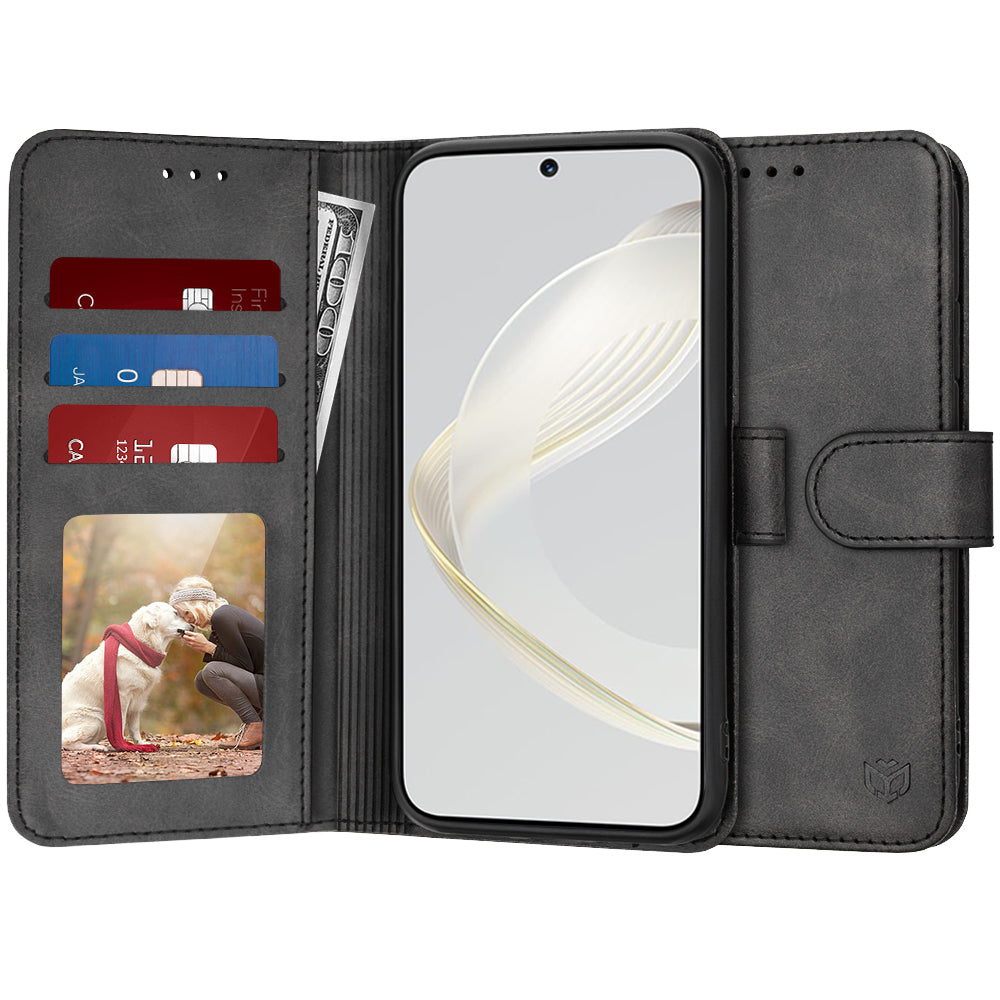 Funda para Huawei nova 12s / nova 11, Techsuit, Diary Book, Negra