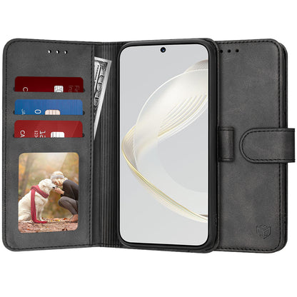 Funda para Huawei nova 12s / nova 11, Techsuit, Diary Book, Negra