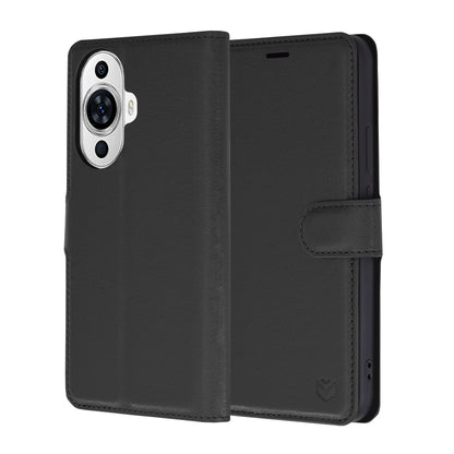 Funda para Huawei nova 12s / nova 11, Techsuit, Leather Folio, Negra