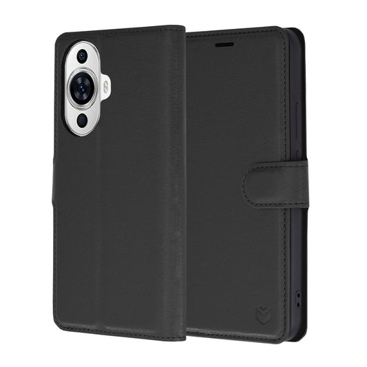 Funda para Huawei nova 12s / nova 11, Techsuit, Leather Folio, Negra