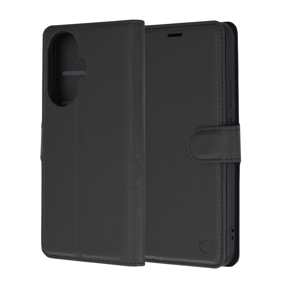 Funda para Huawei nova 12s / nova 11, Techsuit, Leather Folio, Negra