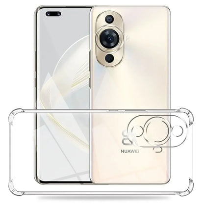 Funda para Huawei nova 12s / nova 11, Techsuit, Antigolpes Transparente, Transparente