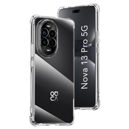 Funda para Huawei nova 13 Pro, Techsuit, Antigolpes Transparente, Transparente