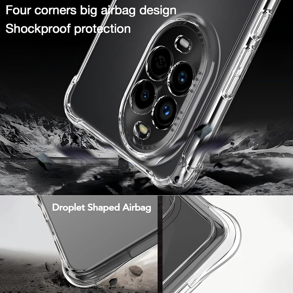 Funda para Huawei nova 13 Pro, Techsuit, Antigolpes Transparente, Transparente
