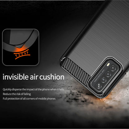 Funda para Huawei P smart 2021, Techsuit, Carbono, Negra