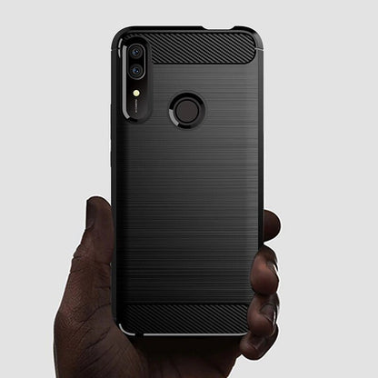 Funda para Huawei P Smart Z, Techsuit, Carbono, Negra
