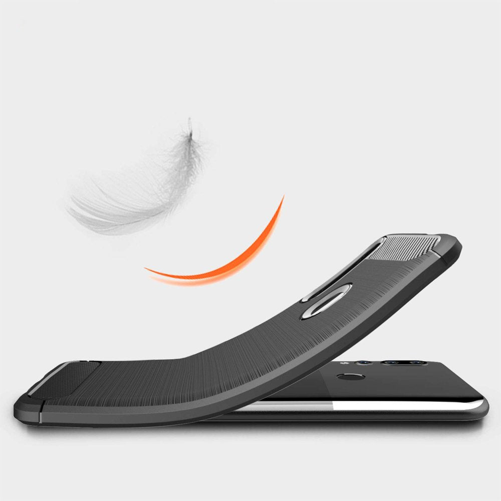 Funda para Huawei P Smart Z, Techsuit, Carbono, Negra