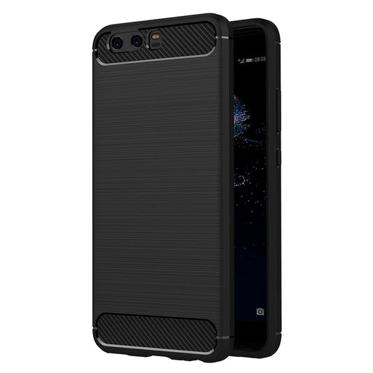 Funda para Huawei P10 Plus, Techsuit, Carbono, Negra