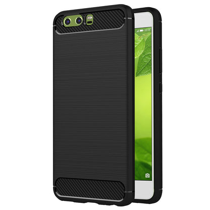 Case for Huawei P10, Techsuit, Carbon, Black