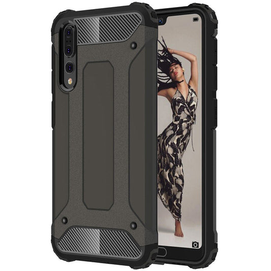 Funda para Huawei P20 Pro, Techsuit, Hybrid Armor, Negra