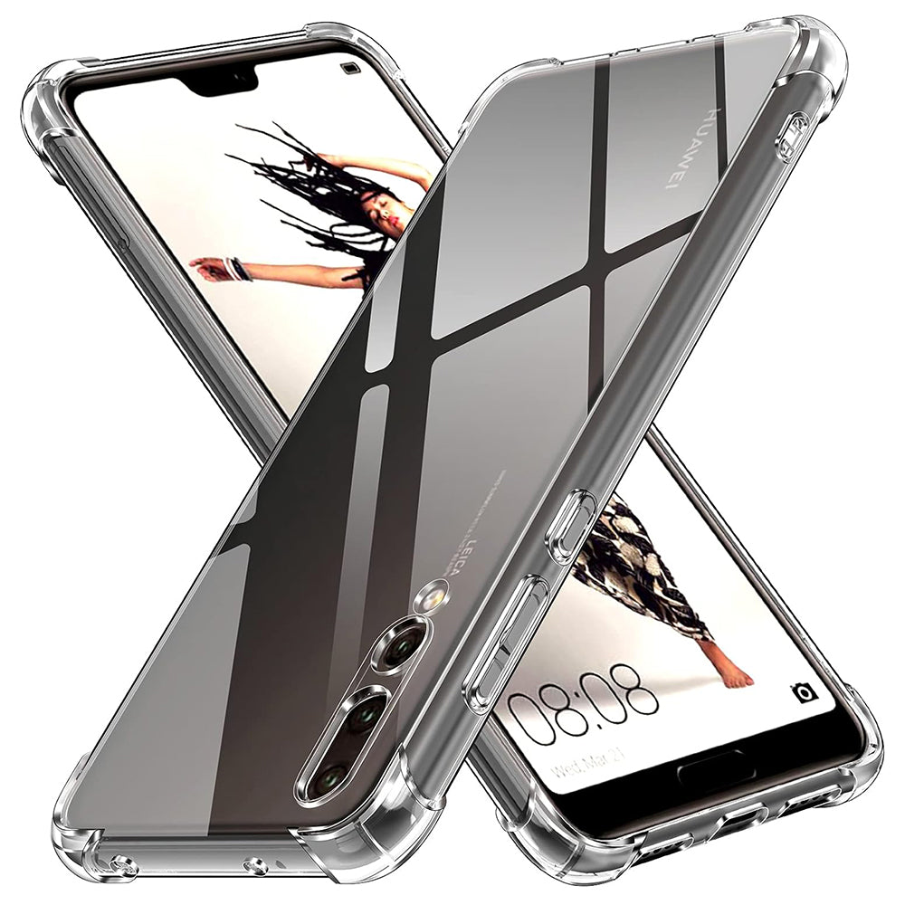 Funda para Huawei P20 Pro, Techsuit, Antigolpes Transparente, Transparente