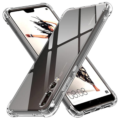 Funda para Huawei P20 Pro, Techsuit, Antigolpes Transparente, Transparente