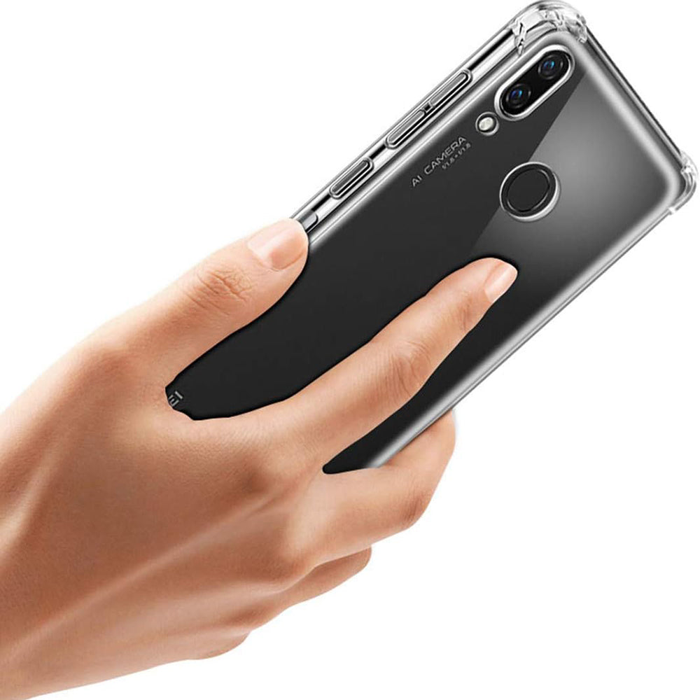 Funda para Huawei P20, Techsuit, Antigolpes Transparente, Transparente