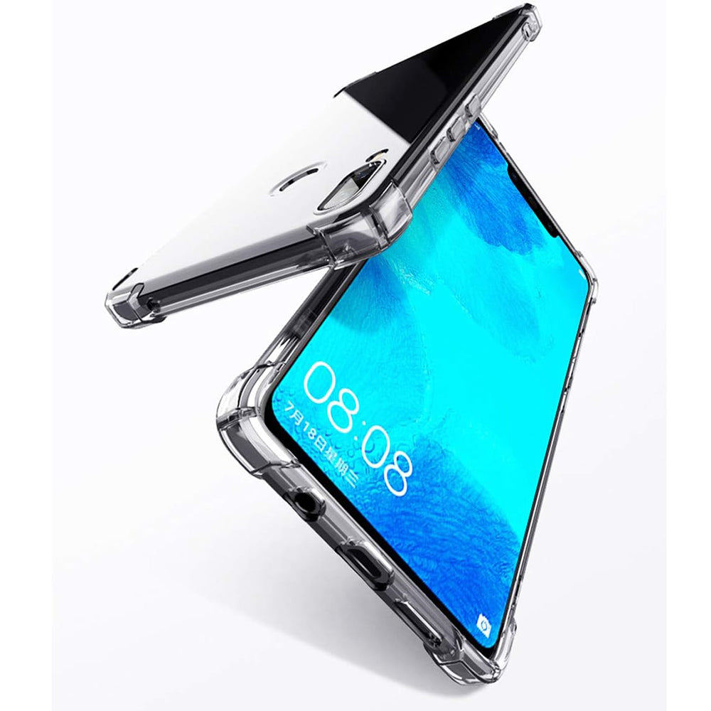 Funda para Huawei P20, Techsuit, Antigolpes Transparente, Transparente
