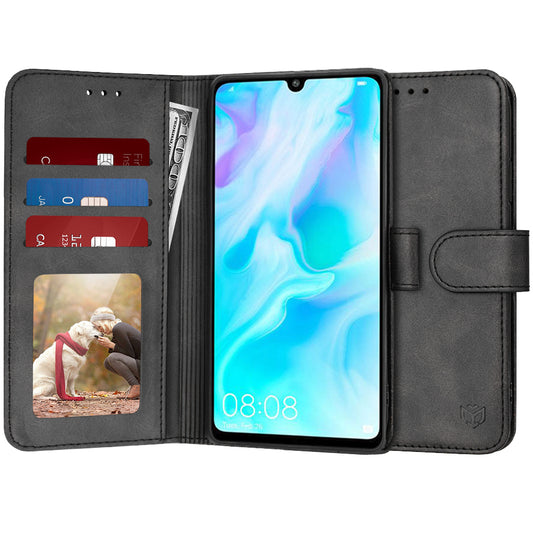 Funda para Huawei P30 lite New Edition / P30 lite, Techsuit, Diary Book, Negra
