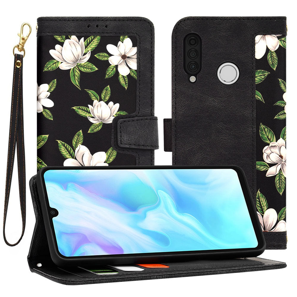 Funda para Huawei P30 lite New Edition / P30 lite, Techsuit, FlipCraft, Negra