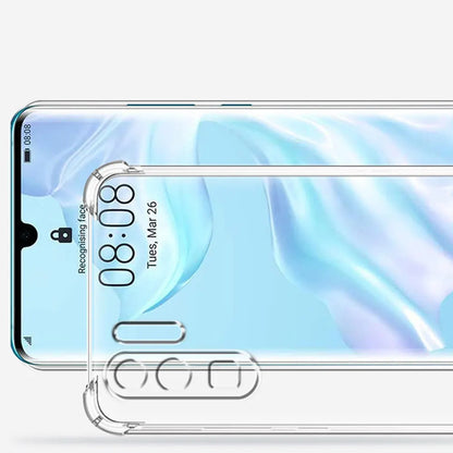 Funda para Huawei P30 Pro New Edition / P30 Pro, Techsuit, Antigolpes Transparente, Transparente
