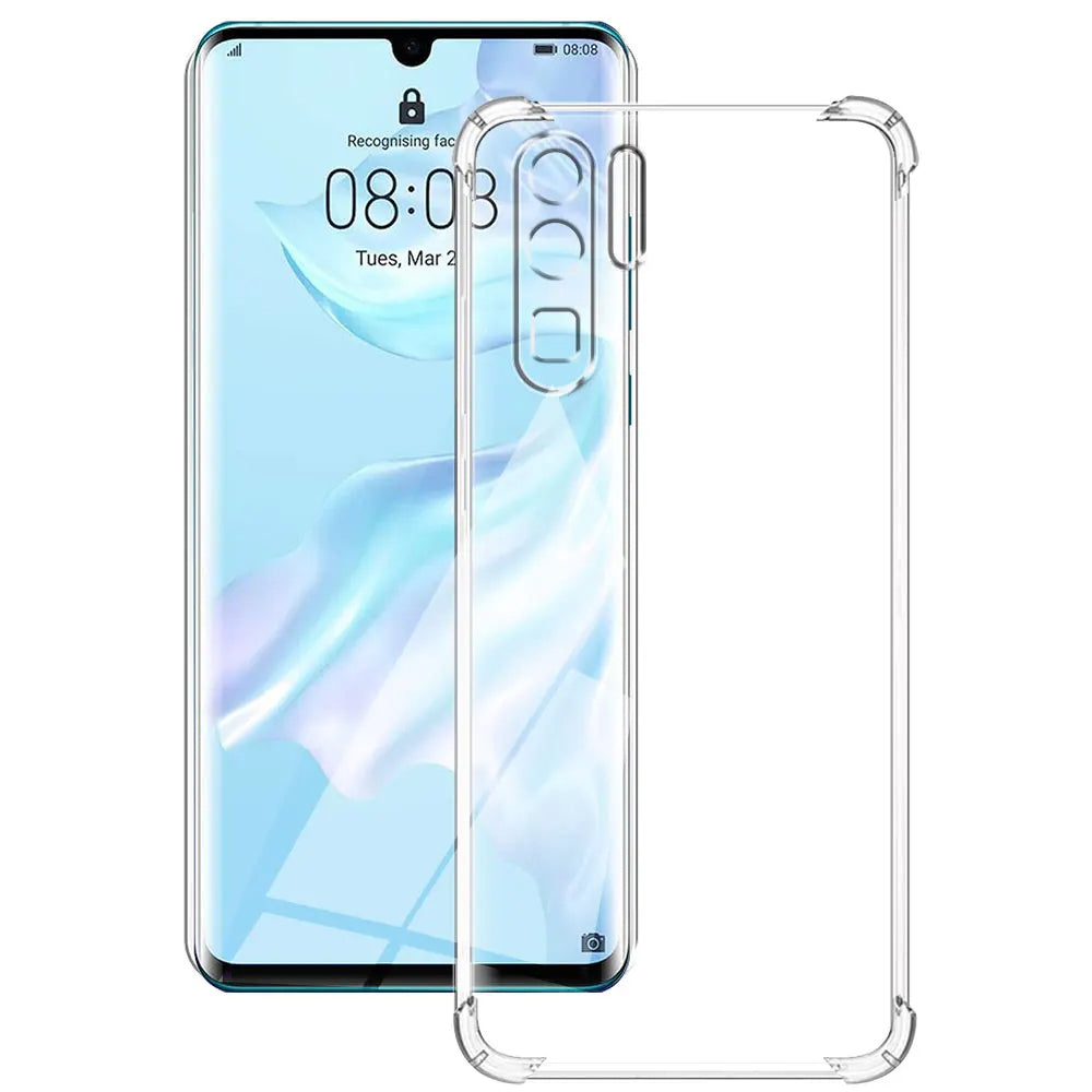 Funda para Huawei P30 Pro New Edition / P30 Pro, Techsuit, Antigolpes Transparente, Transparente