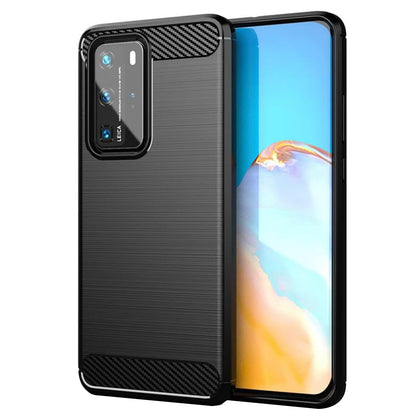 Case for Huawei P40 Pro, Techsuit, Carbon, Black