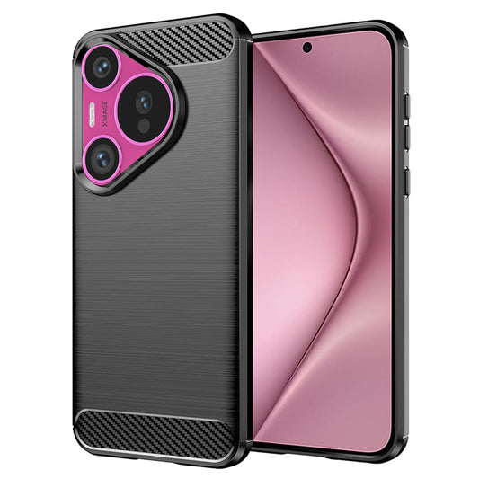 Funda para Huawei Pura 70, Techsuit, Carbono, Negra