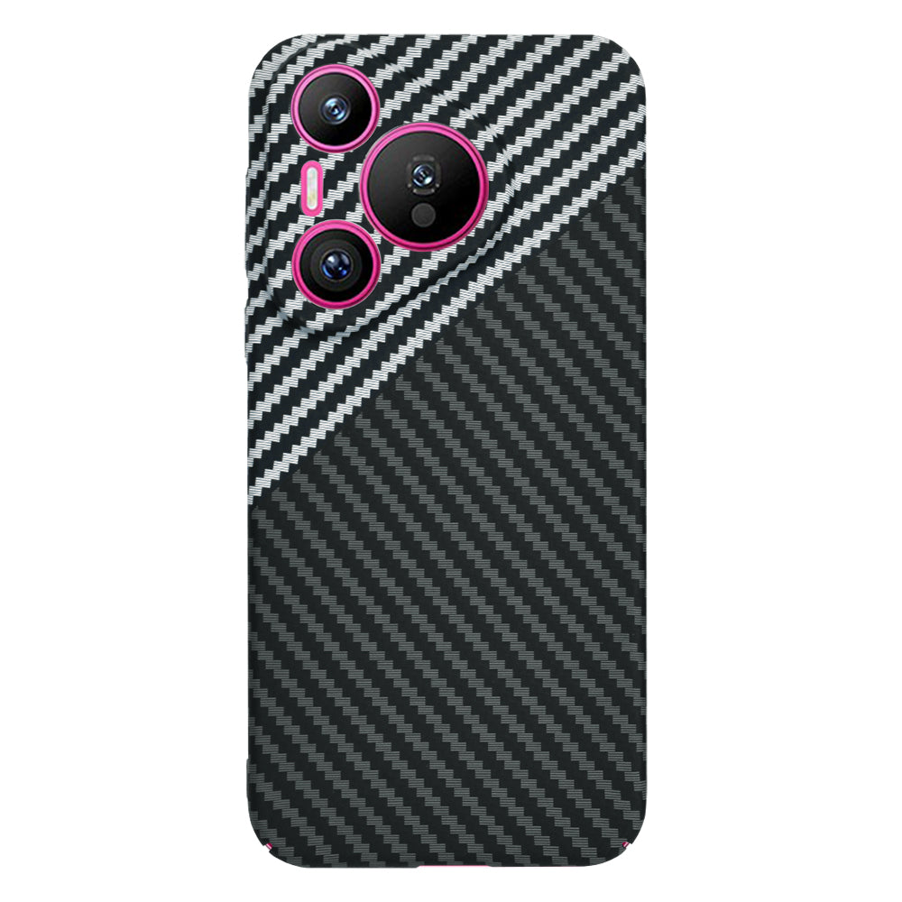 Funda para Huawei Pura 70, Techsuit, Carbonite FiberShell, Negra Gris