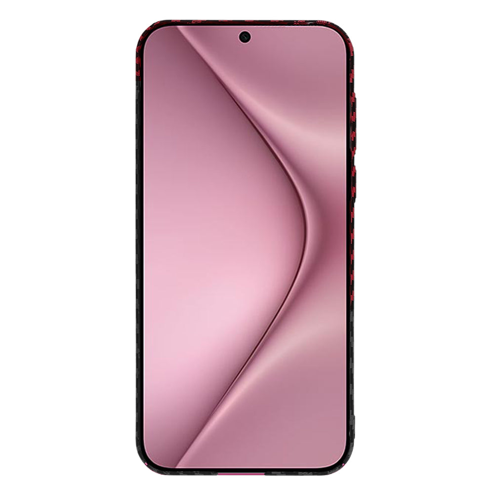 Funda para Huawei Pura 70, Techsuit, Carbonite FiberShell, Negra Roja