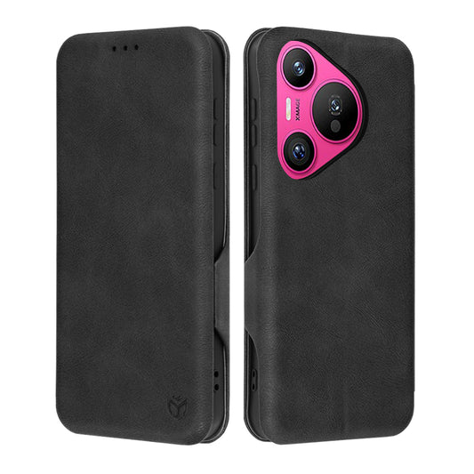 Funda para Huawei Pura 70, Techsuit, Safe Wallet Plus, Negra