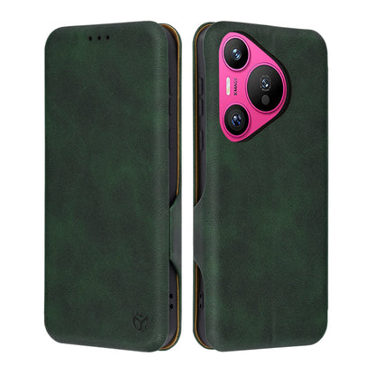Funda para Huawei Pura 70, Techsuit, Safe Wallet Plus, Verde