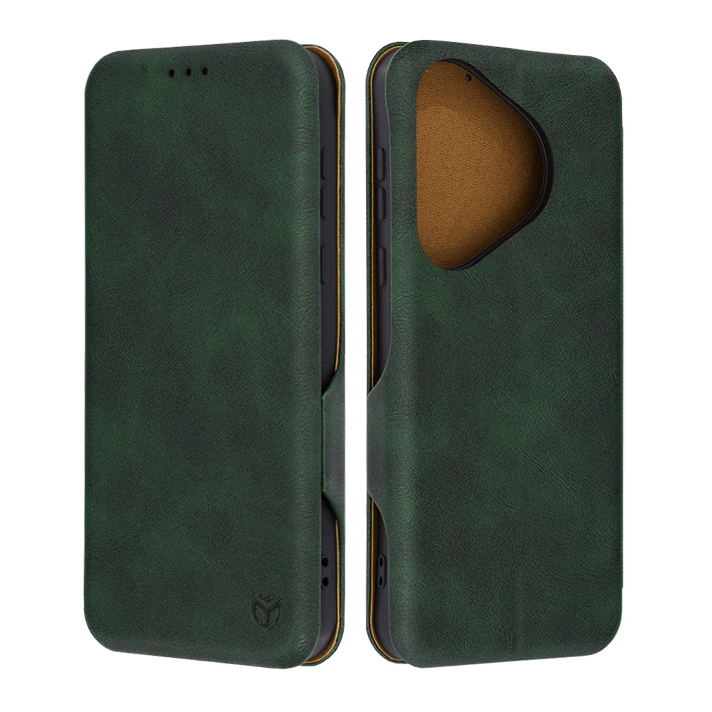 Funda para Huawei Pura 70, Techsuit, Safe Wallet Plus, Verde