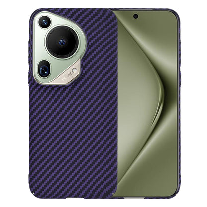 Funda para Huawei Pura 70 Ultra, Techsuit, Carbonite FiberShell, Morado