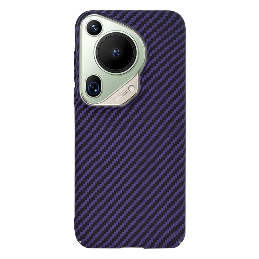 Funda para Huawei Pura 70 Ultra, Techsuit, Carbonite FiberShell, Morado