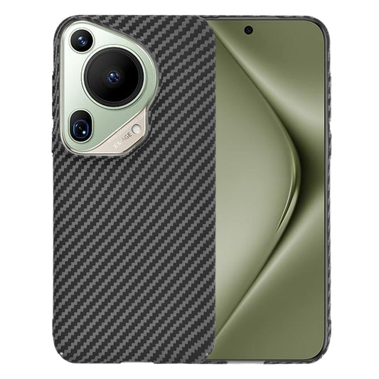 Funda para Huawei Pura 70 Ultra, Techsuit, Carbonite FiberShell, Negra