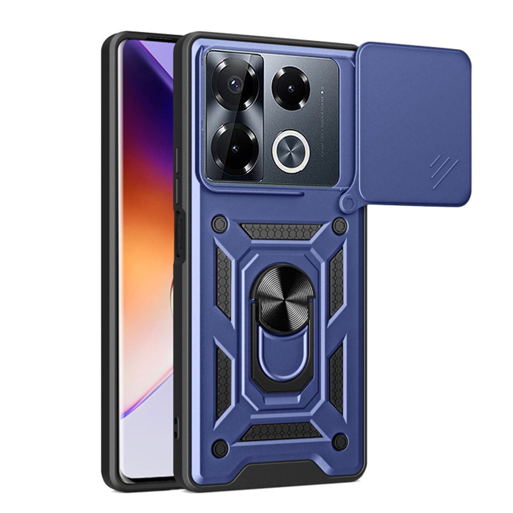Funda para Infinix Note 40 Pro+, Techsuit, CamShield, Azul