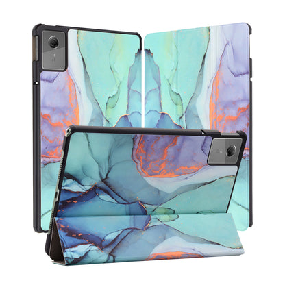 Funda para Lenovo Idea Tab 11, Techsuit, FoldPro Green Time, Multicolor