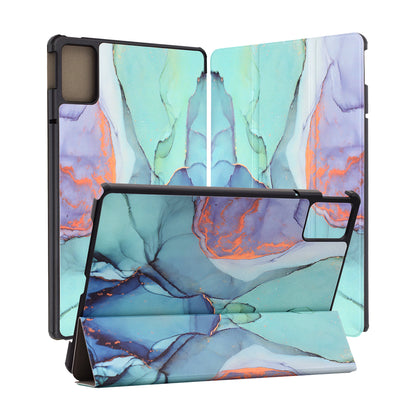 Funda para Lenovo Idea Tab 11, Techsuit, FoldPro Green Time, Multicolor