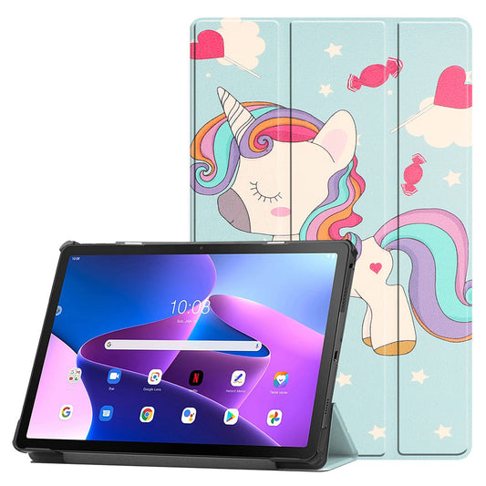 Funda para Lenovo Idea Tab 11, Techsuit, FoldPro Unicorn, Multicolor