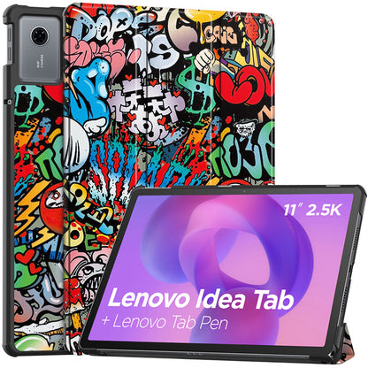 Funda para Lenovo Idea Tab 11, Techsuit, FoldPro Urban Vibe, Multicolor