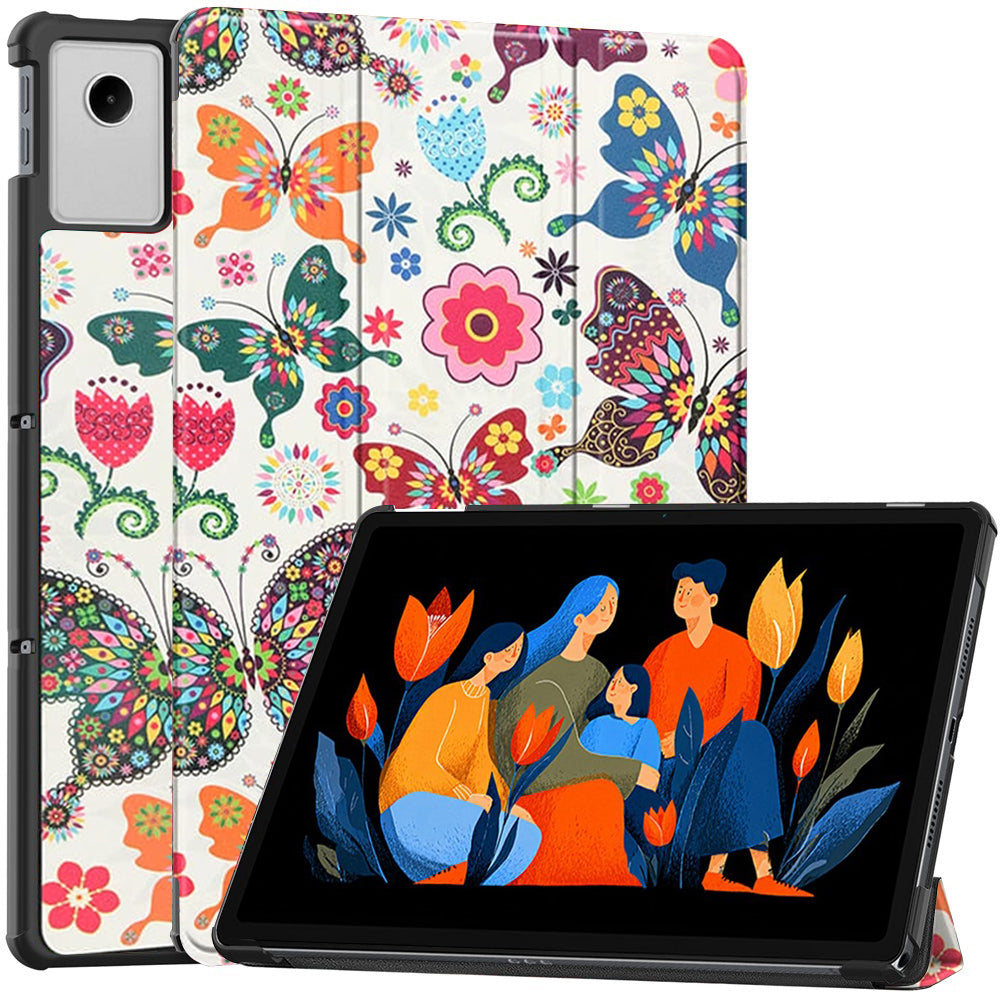 Funda para Lenovo Idea Tab Plus, Techsuit, FoldPro Butterfly, Multicolor