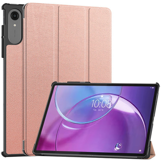 Funda para Lenovo Idea Tab Pro Gen 2, Techsuit, FoldPro, Rosa Dorado