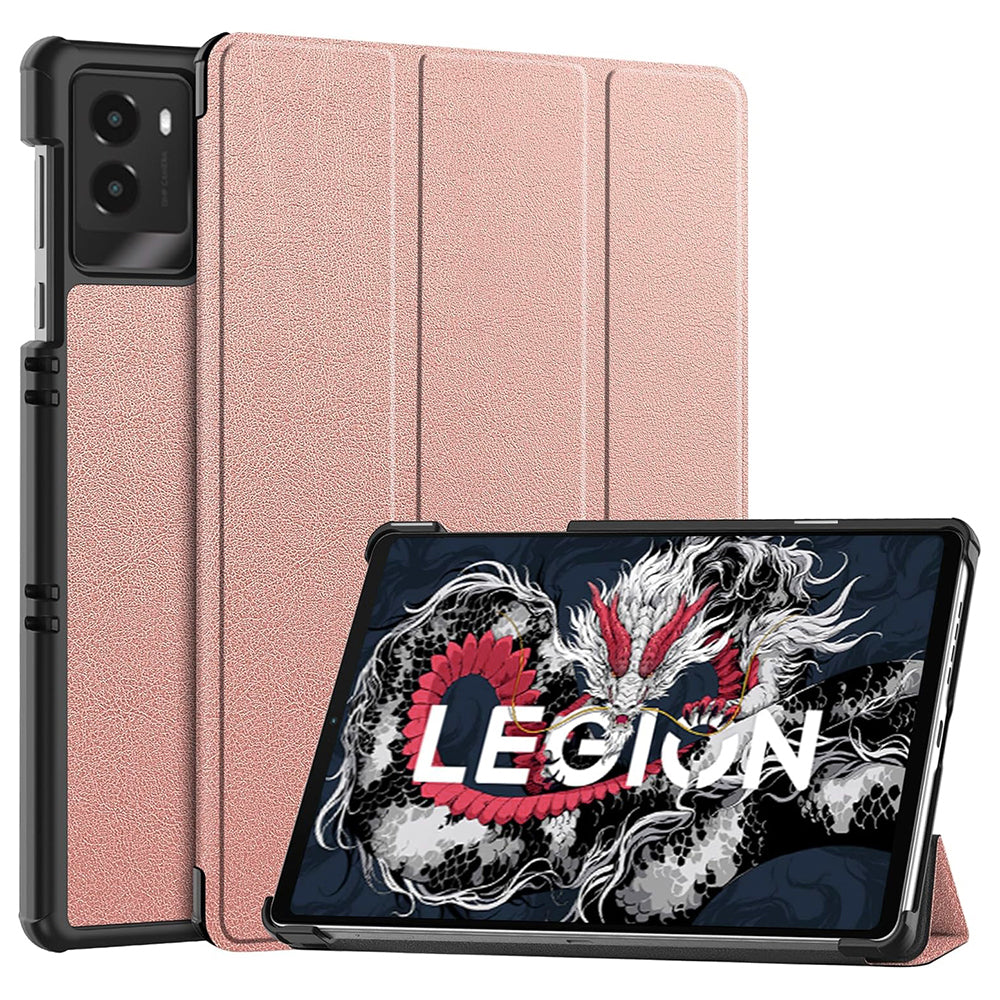 Funda para Lenovo Legion Y700 (2025), Techsuit, FoldPro, Rosa Dorada